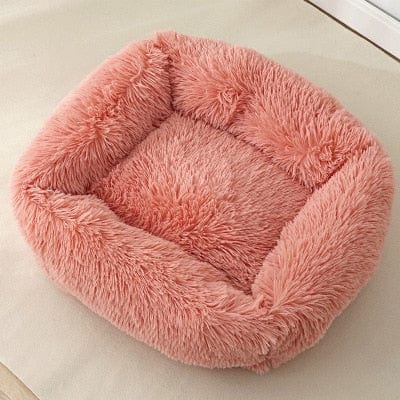 Pet Supplies Flesh Pink / 43x35x20cm Plush Pet Bed Furry Pawz