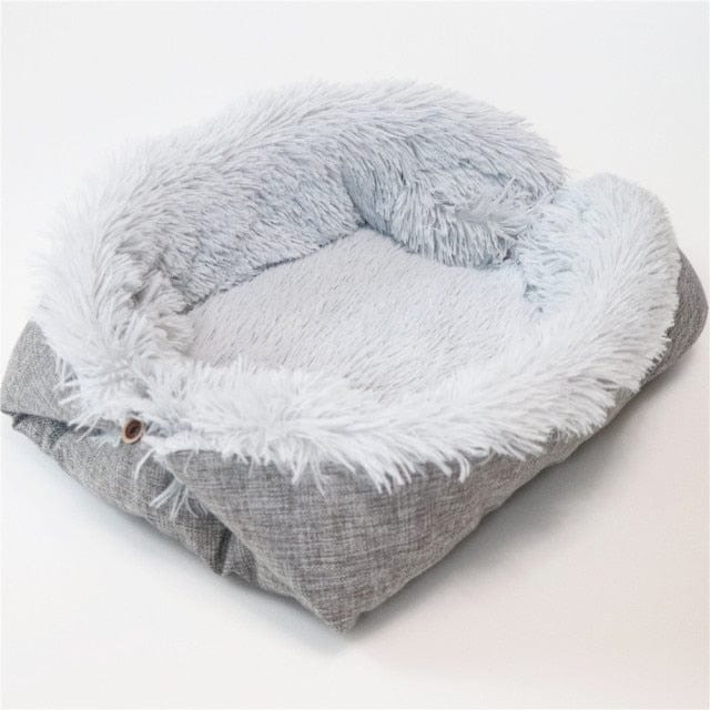 Pet Supplies Gray / 61x51cm Pet  Bed Cozy Multiple Uses Easy Furry Pawz