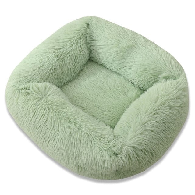 Pet Supplies Green / 66x56x18cm Plush Pet Bed Furry Pawz