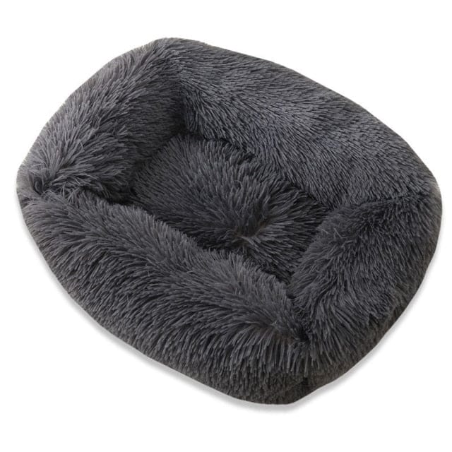 Pet Supplies Grey / 55x45x20cm Plush Pet Bed Furry Pawz