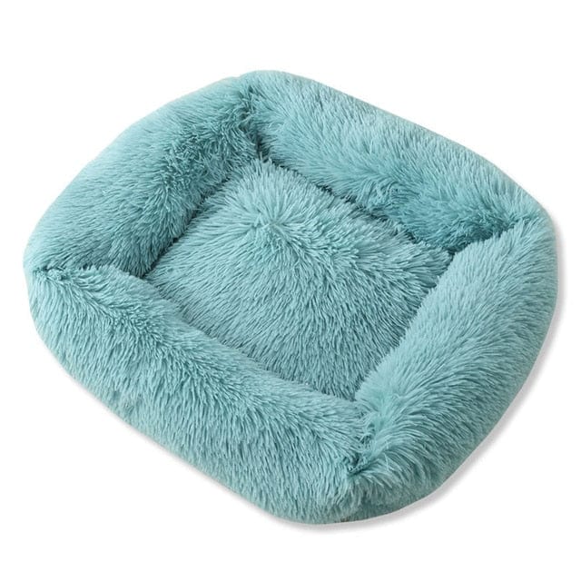 Pet Supplies Light Blue / 43x35x20cm Plush Pet Bed Furry Pawz