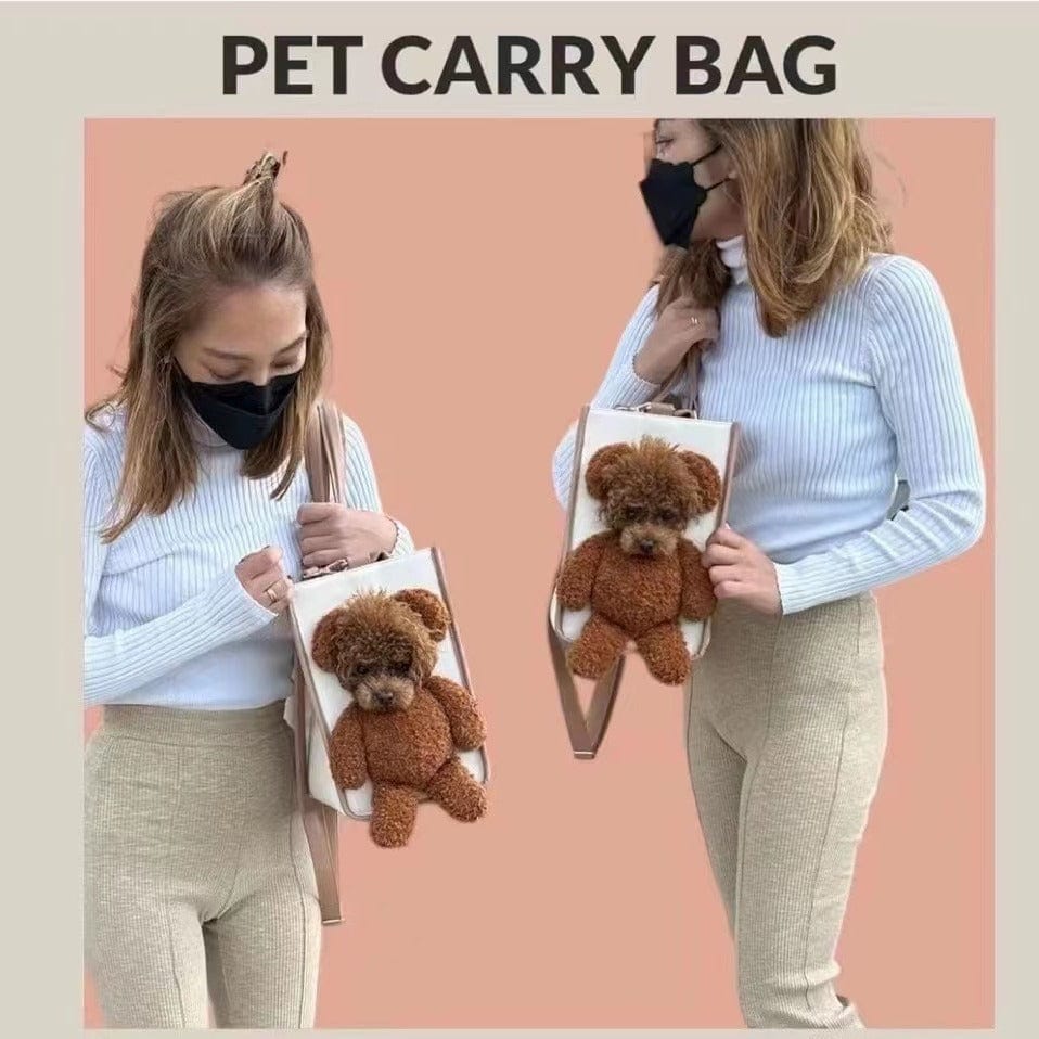 Pet Supplies One-shoulder Portable Cute Dog Outing Large Capacity Bag Pet Products Furry Pawz