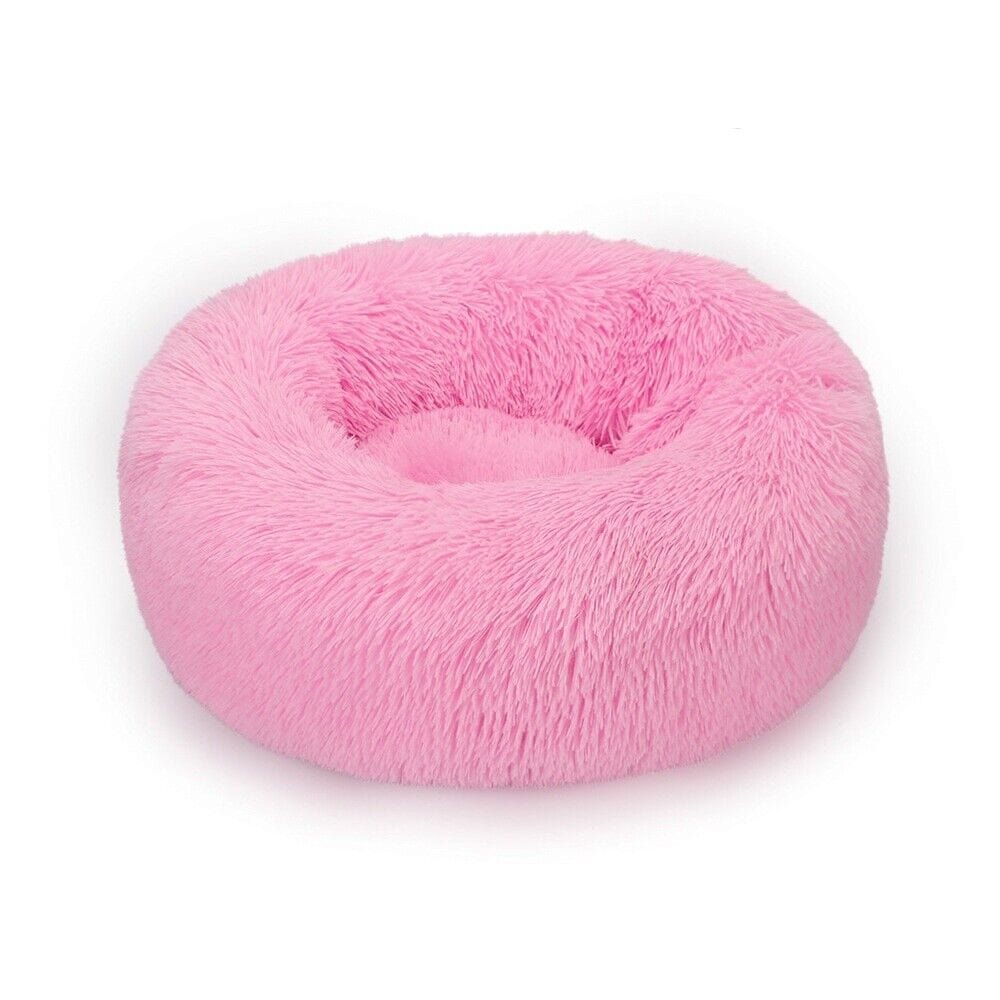 Pet Supplies Pink / 40cm Dog Bed Super Soft Washable Long Plush Pet Kennel Deep Sleep Dog House Velvet Mats Sofa For Dog Basket Pet Cat Bed Furry Pawz