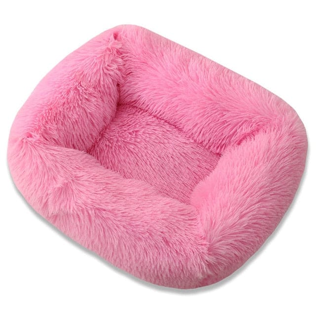 Pet Supplies Pink / 43x35x20cm Plush Pet Bed Furry Pawz