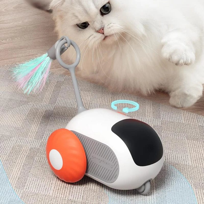 Pet Supplies Remote Control Interactive Cat Car Toy USB Charging Chasing Automatic Self-moving Remote Smart Control Car Interactive Cat Toy Pet Products Furry Pawz