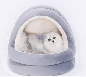 Pet Supplies White / L High Quality Cat House Beds Kittens Pet Cats Sofa Mats Cozy Bed Toy Furry Pawz