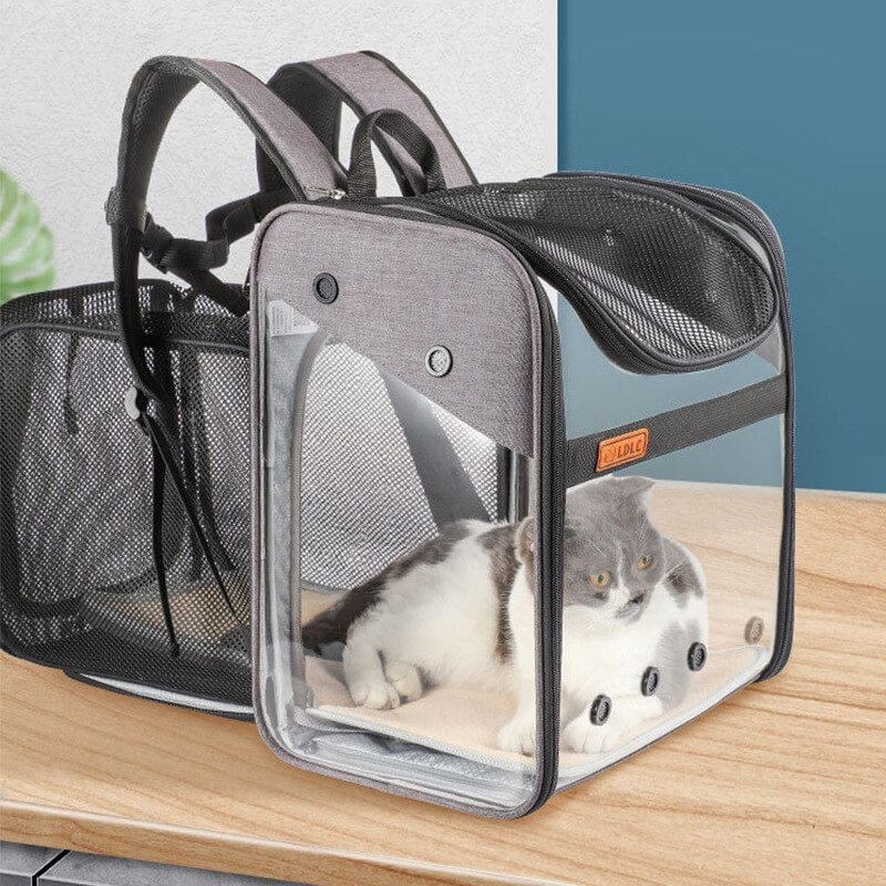 Pet Supplies Pet Expandable Backpack Furry Pawz