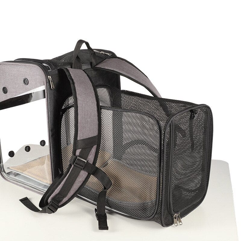 Pet Supplies Pet Expandable Backpack Furry Pawz
