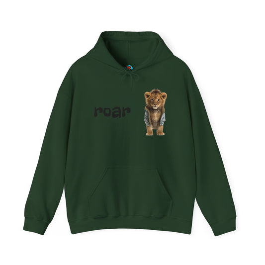 Roar Lion Unisex Hoodie - Heavy Blend™ Sweatshirt for Animal Lovers