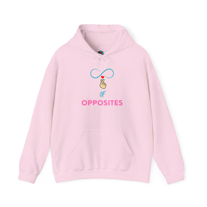 Unisex Heavy Blend™ Hooded Sweatshirt - 'OPPOSITES' Graphic Design