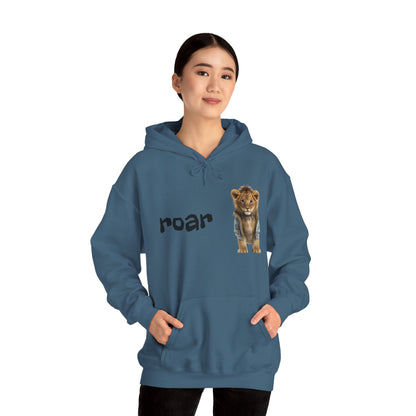 Roar Lion Unisex Hoodie - Heavy Blend™ Sweatshirt for Animal Lovers