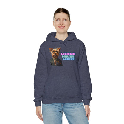 Legend Never Leash Pet Lover Hoodie - Unisex Heavy Blend Sweatshirt