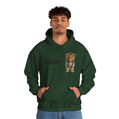 Roar Lion Unisex Hoodie - Heavy Blend™ Sweatshirt for Animal Lovers