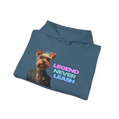 Legend Never Leash Pet Lover Hoodie - Unisex Heavy Blend Sweatshirt