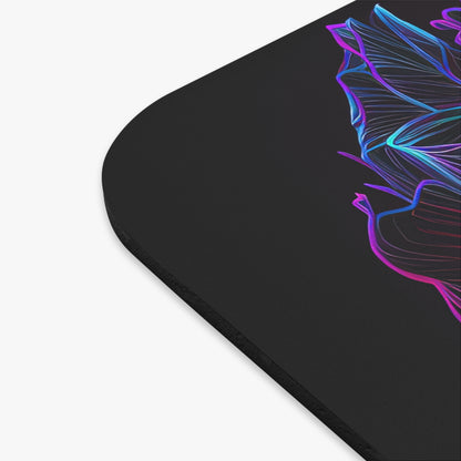 Vibrant Floral Mouse Pad - Colorful Peony Design for Home Office