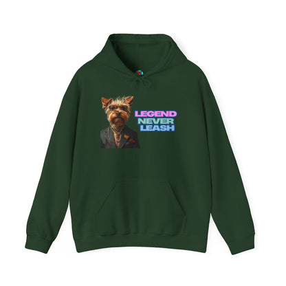 Legend Never Leash Pet Lover Hoodie - Unisex Heavy Blend Sweatshirt