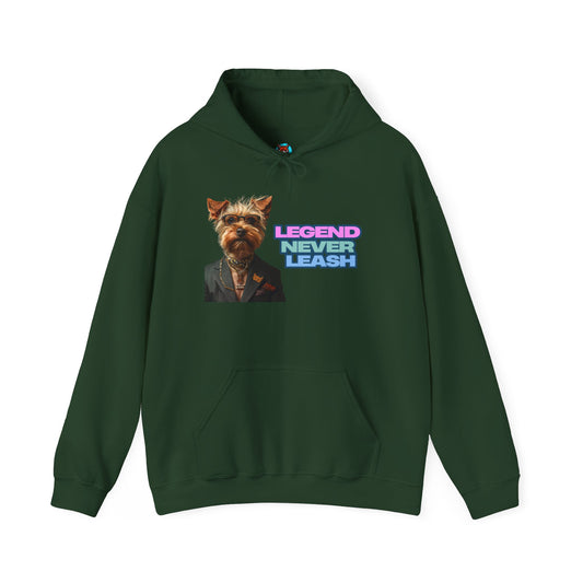 Legend Never Leash Pet Lover Hoodie - Unisex Heavy Blend Sweatshirt