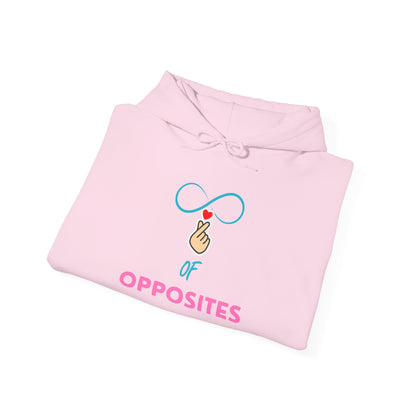 Unisex Heavy Blend™ Hooded Sweatshirt - 'OPPOSITES' Graphic Design