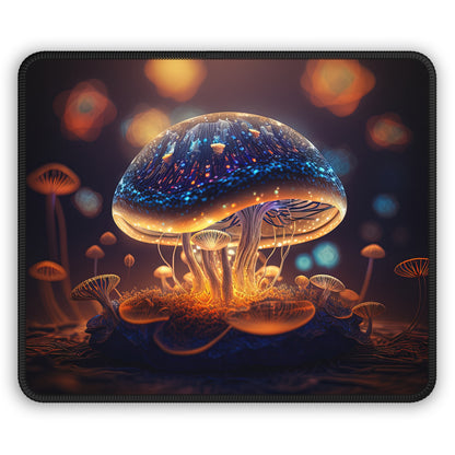 Enchanted Mushroom Gaming Mouse Pad - Vibrant, Luminous Design for Gamers