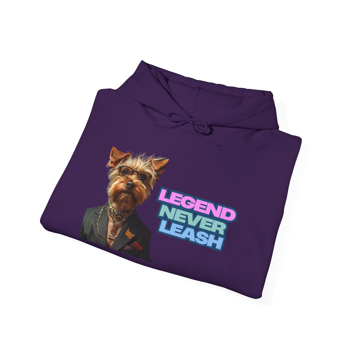 Legend Never Leash Pet Lover Hoodie - Unisex Heavy Blend Sweatshirt