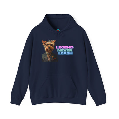 Legend Never Leash Pet Lover Hoodie - Unisex Heavy Blend Sweatshirt