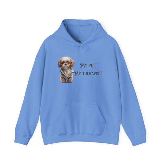 Hooded Sweatshirt my pet my therapist