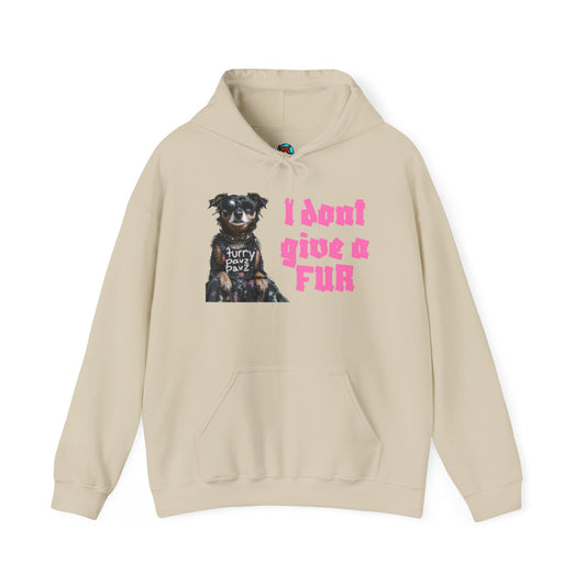 Funny Dog-Themed Unisex Hoodie - I Don’t Give a Fur