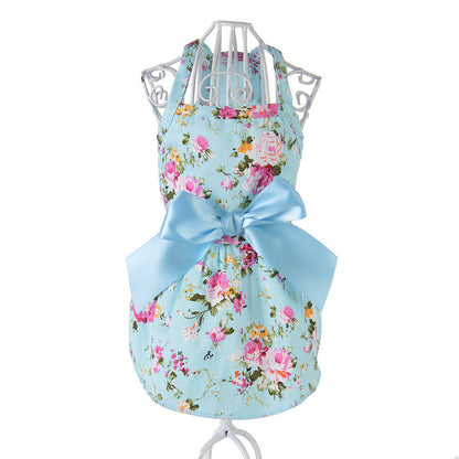 Spring And Summer New Style Cotton Pet Clothes Princess Dress