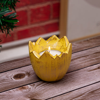 Easter Animal Resin Carved Snail Ornament – Decorative Candle Holder for Home & Party Decor