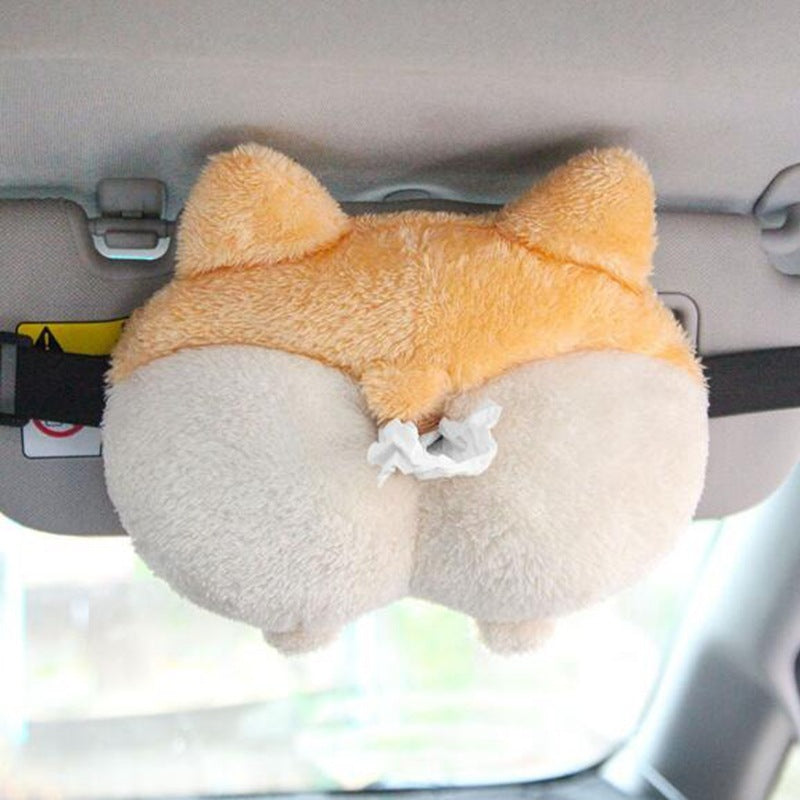 Hanging Creative Car pet Cartoon Tissue Box