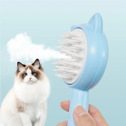 Hair Cleaning Brush With Mist Multifunctional Cat Grooming Brush Rechargeable Fast delivery