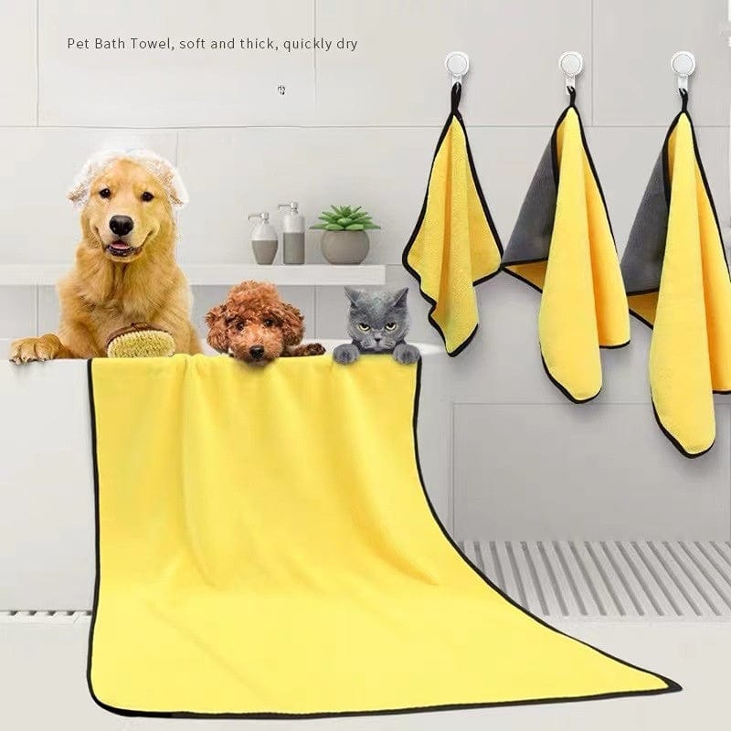 Pet Supplies 30x60CM Dog Towels For Drying Dogs Drying Towel Dog Bath Towel, Soft Microfiber Pet Towel Furry Pawz