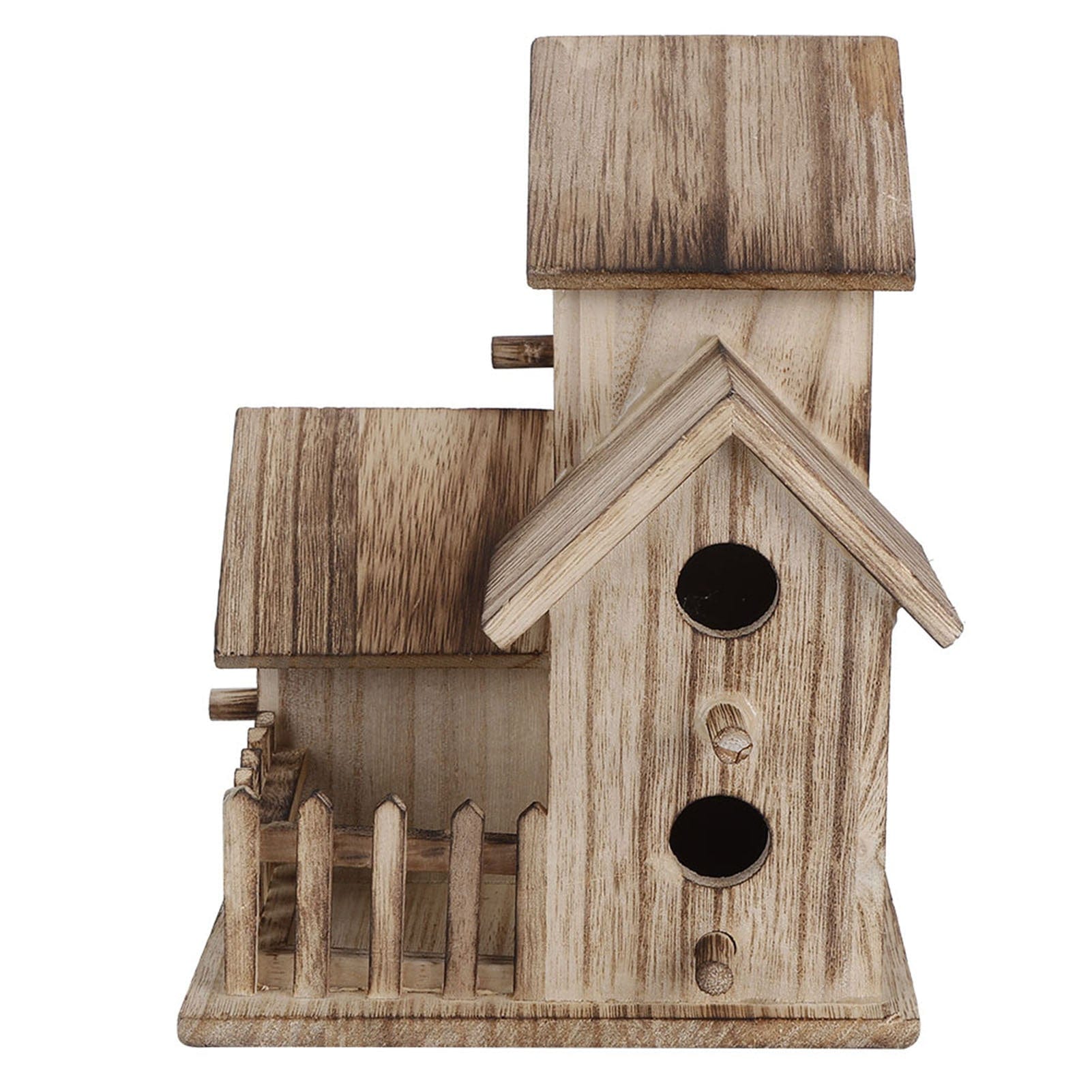Pet Supplies as picture Charming Wooden Birdhouse for Garden Décor & Wildlife Shelter – Perfect for Birds, Swallows & Parrots – Safe, Durable, and Eco-Friendly Outdoor Decoration Furry Pawz