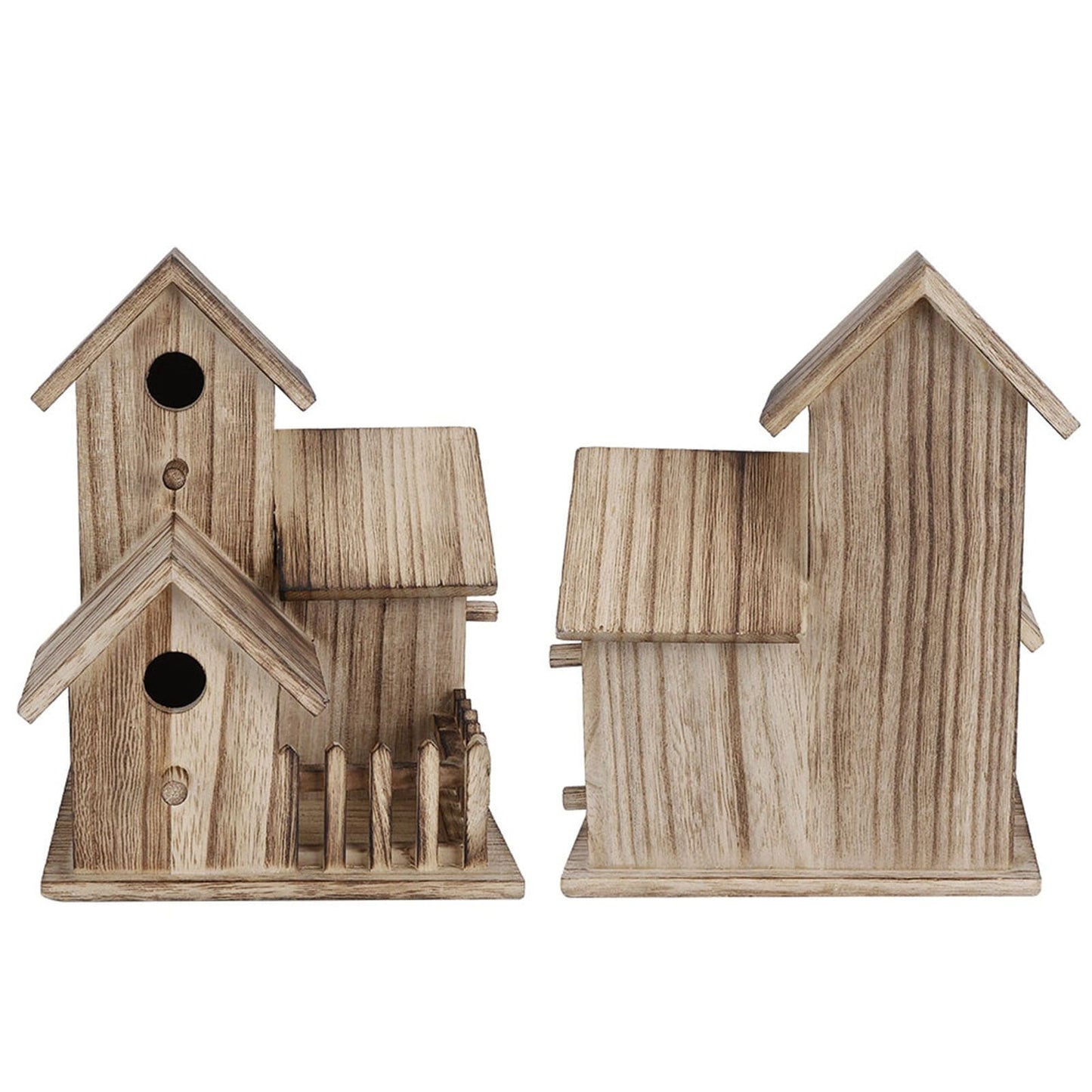 Pet Supplies as picture Charming Wooden Birdhouse for Garden Décor & Wildlife Shelter – Perfect for Birds, Swallows & Parrots – Safe, Durable, and Eco-Friendly Outdoor Decoration Furry Pawz