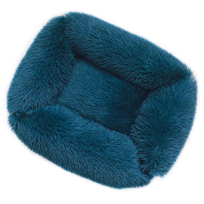 Pet Supplies Dark Blue / 66x56x18cm Plush Pet Bed Furry Pawz