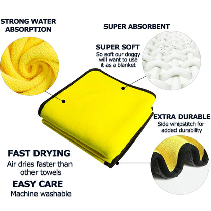 Pet Supplies Dog Towels For Drying Dogs Drying Towel Dog Bath Towel, Soft Microfiber Pet Towel Furry Pawz