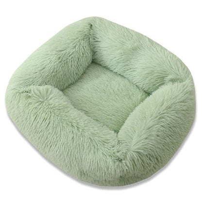 Pet Supplies Green / 43x35x20cm Plush Pet Bed Furry Pawz