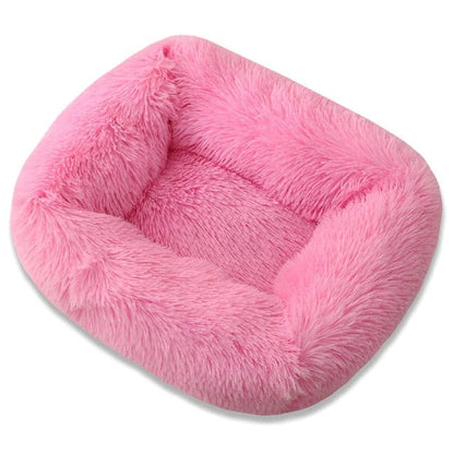 Pet Supplies Pink / 43x35x20cm Plush Pet Bed Furry Pawz