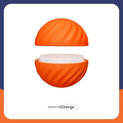 Pet Supplies Replacement Shell Orange Pet Dog Rubber Ball Toys For Dogs Resistance To Bite Dog Chew Toys Puppy Pets Dogs Training Products Furry Pawz