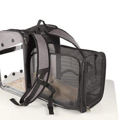 Pet Supplies Pet Expandable Backpack Furry Pawz