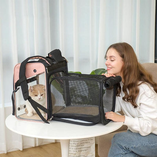 Pet Supplies Pet Expandable Backpack Furry Pawz